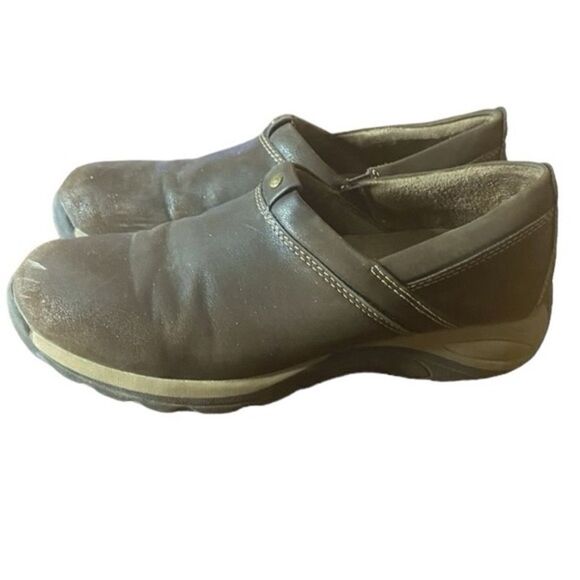 Eastland Baylee Wm’s Sz 8.5 Brown Reinforced Sport Slip On Comfort Mule Shoe - Picture 4 of 7
